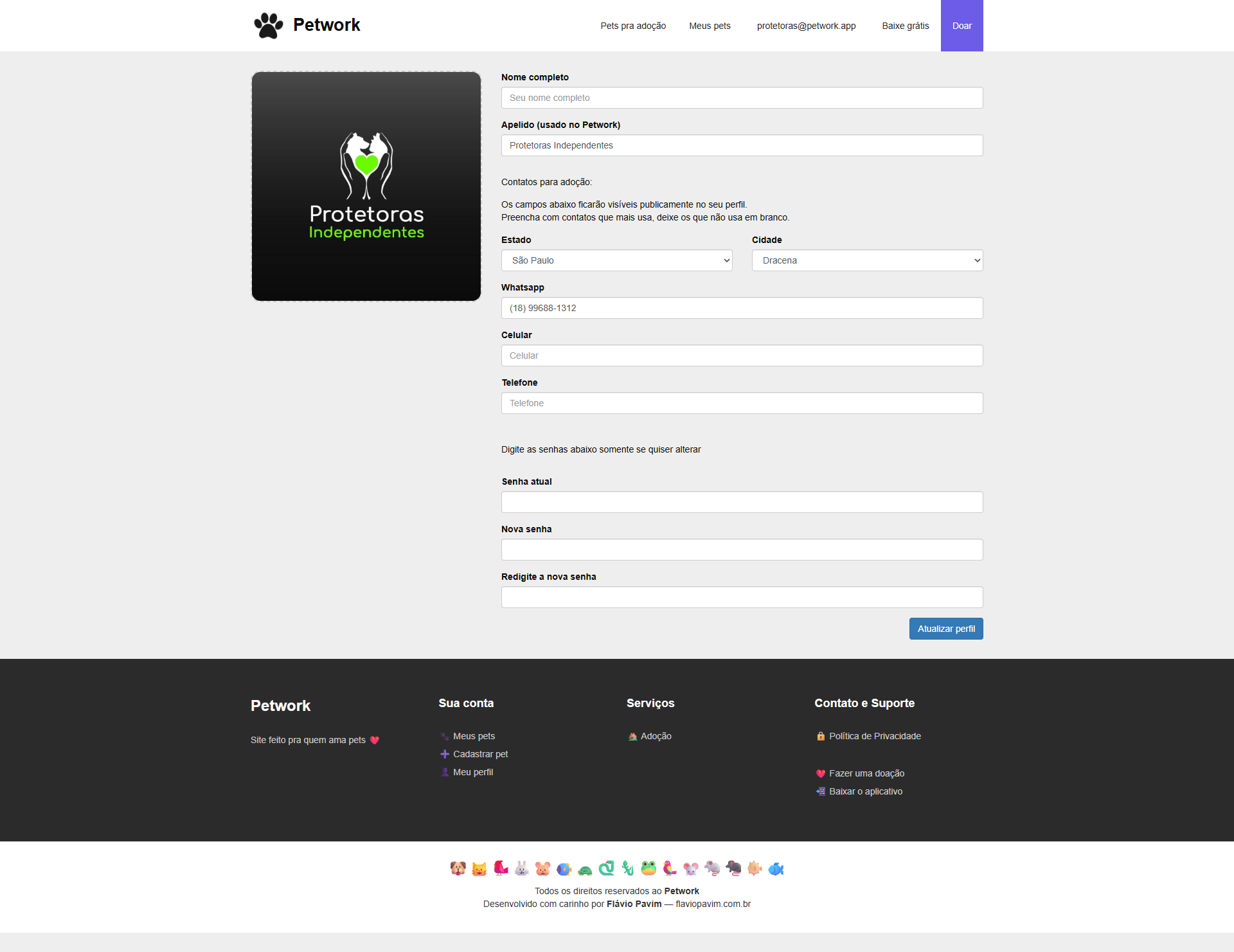 Petwork app screenshot